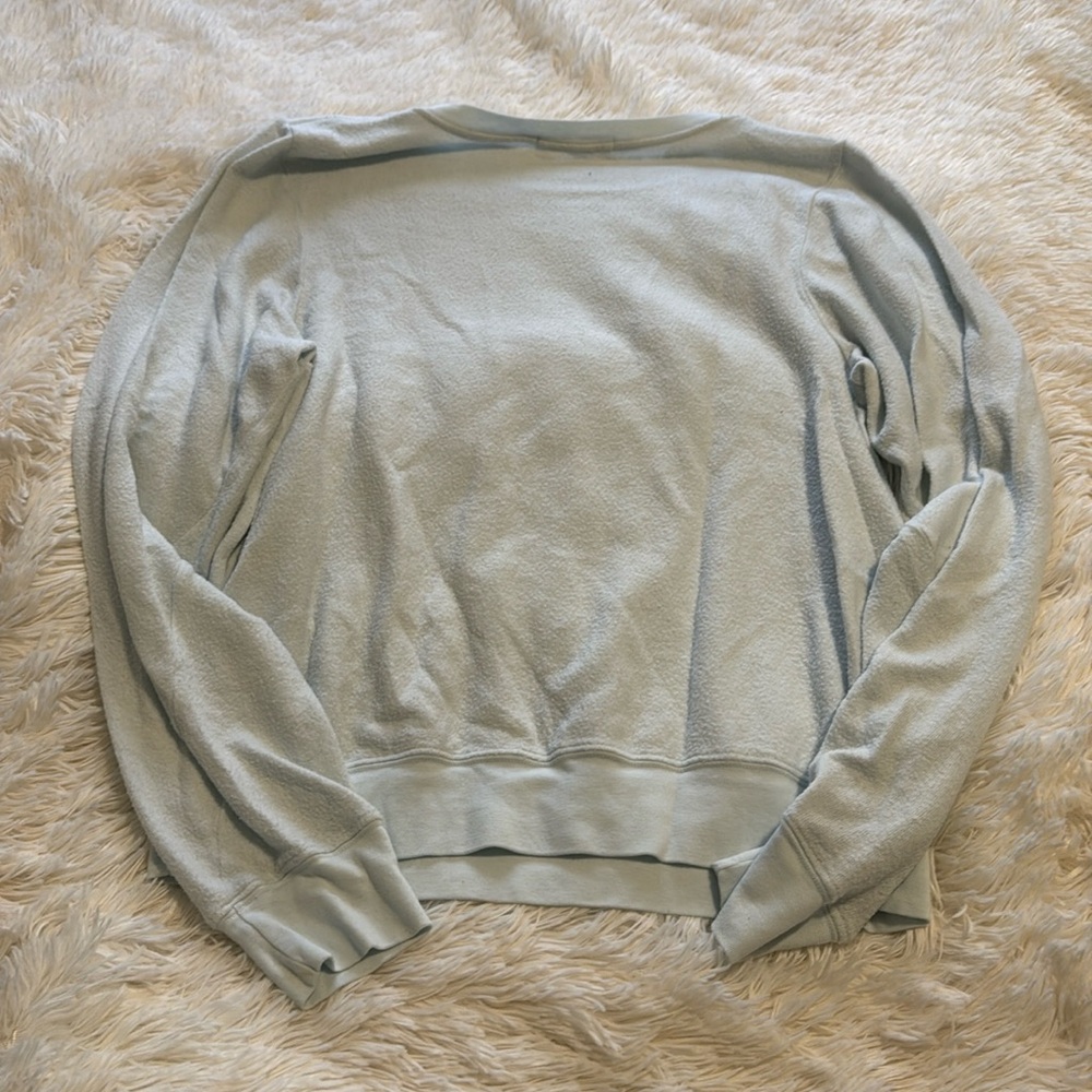 Wildfox blue “Sorry for what I said when it was winter” sweatshirt top M - Picture 6 of 9